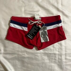 Taddlee I Men's I Multi-color/Red Swimwear I Brazilian Style